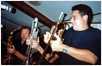 The Barx having a good blow!